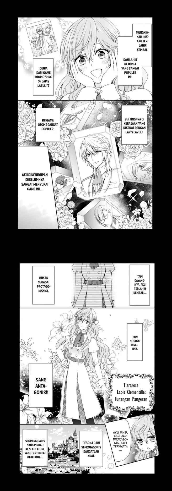 Akuyaku Reijou wa Ringoku no Outaishi ni Dekiai sareru chapter 1 halaman 4