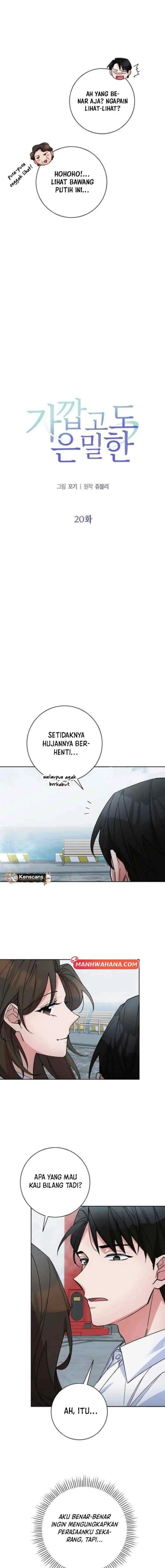 Close and Secretive chapter 20 halaman 6