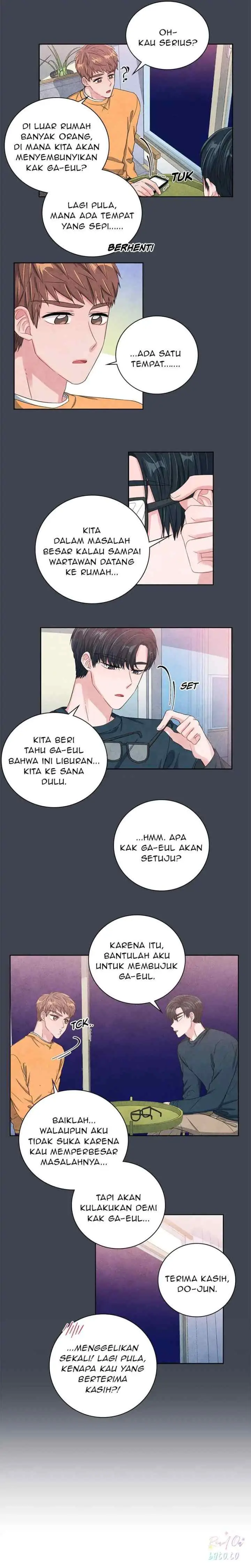 Backstage Kiss Scene chapter 39 halaman 12