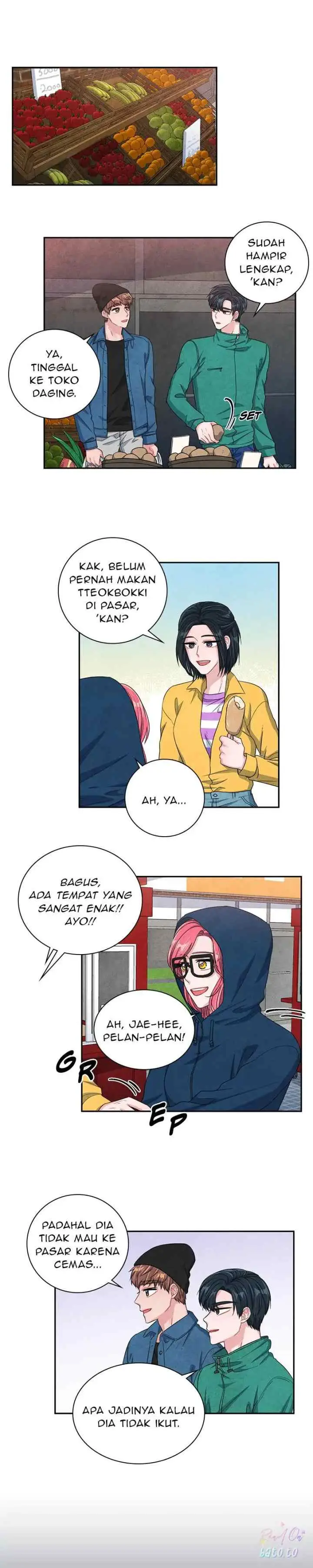 Backstage Kiss Scene chapter 40 halaman 7
