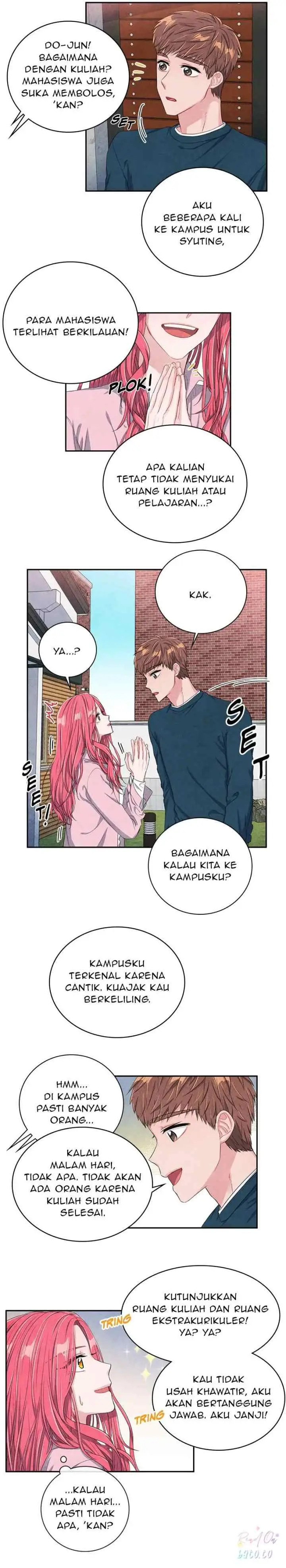 Backstage Kiss Scene chapter 19 halaman 12