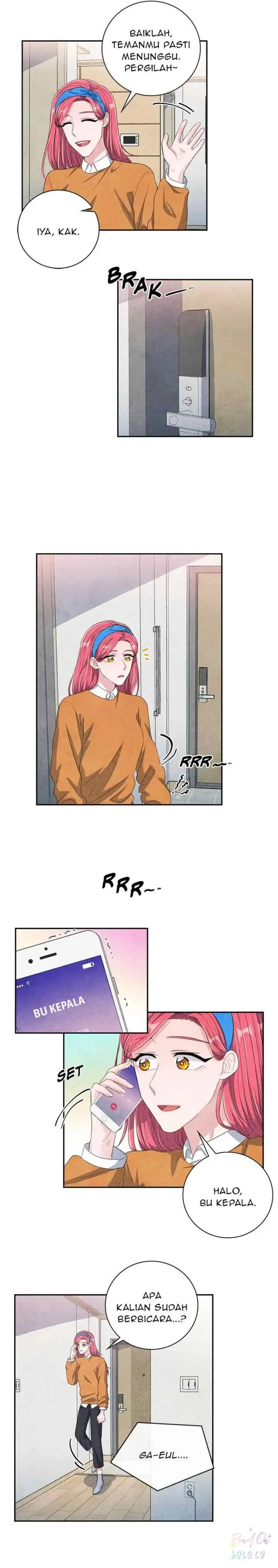 Backstage Kiss Scene chapter 33 halaman 12