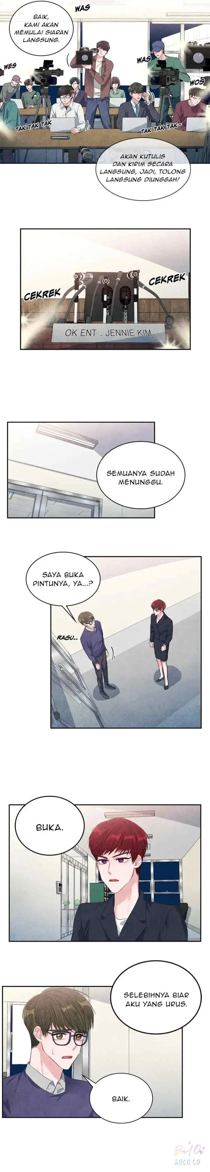 Backstage Kiss Scene chapter 9 halaman 14