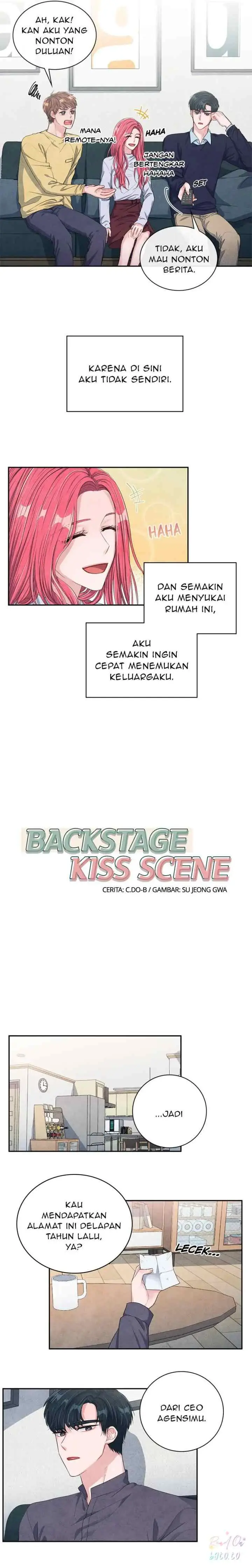 Backstage Kiss Scene chapter 9 halaman 7