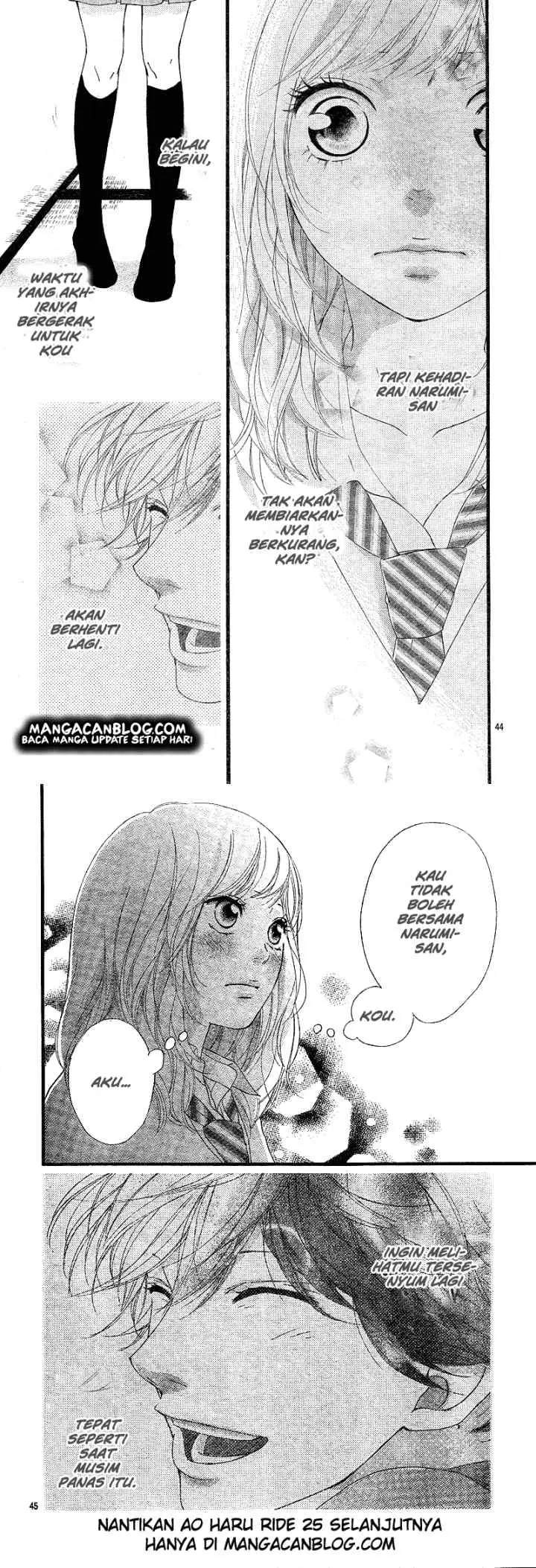 Ao Haru Ride chapter 24 halaman 15
