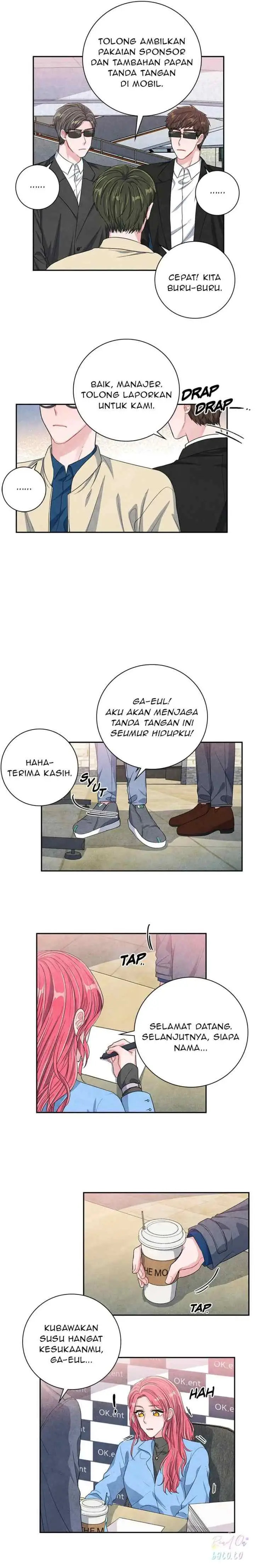 Backstage Kiss Scene chapter 43 halaman 11