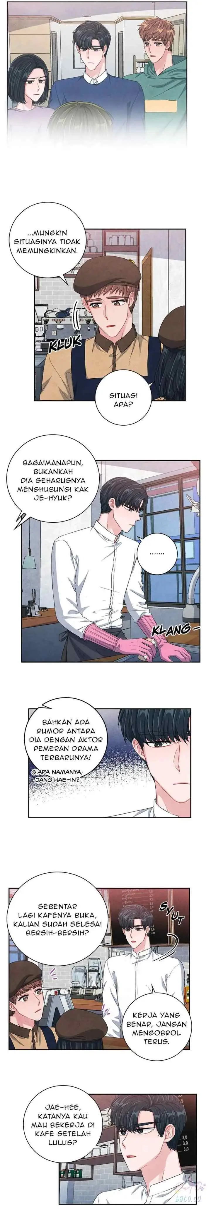 Backstage Kiss Scene chapter 43 halaman 4