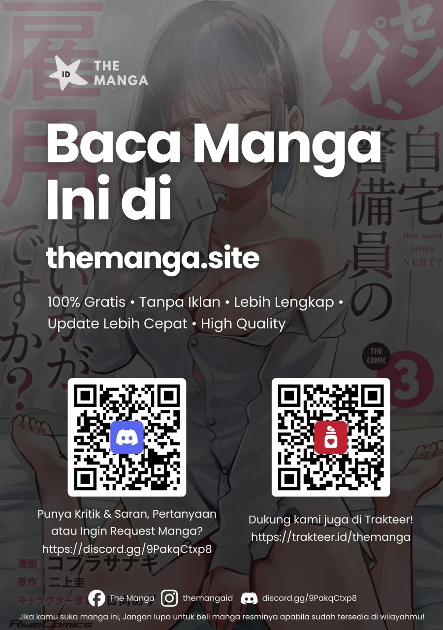 Senpai, Jitaku Keibiin no Koyou wa Ikaga Desu ka? chapter 13 halaman 32