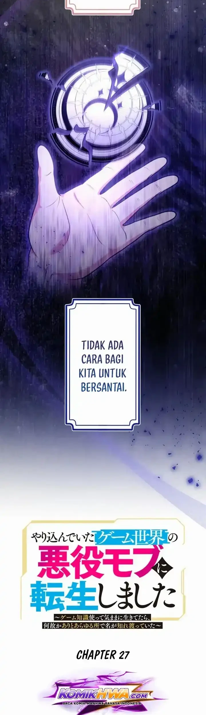 Yarikon de Ita Game Sekai no Akuyaku Mob ni Tensei Shimashita chapter 27 halaman 8