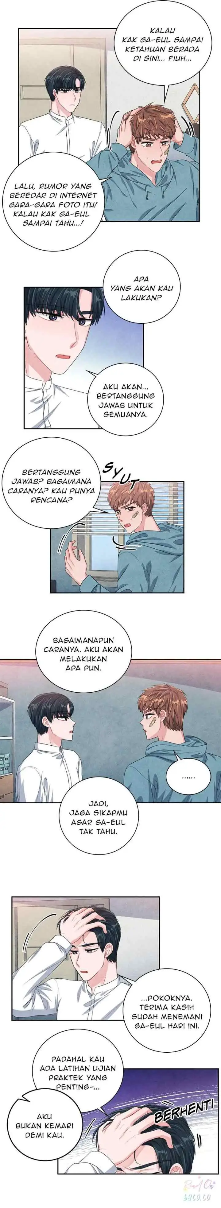 Backstage Kiss Scene chapter 38 halaman 8
