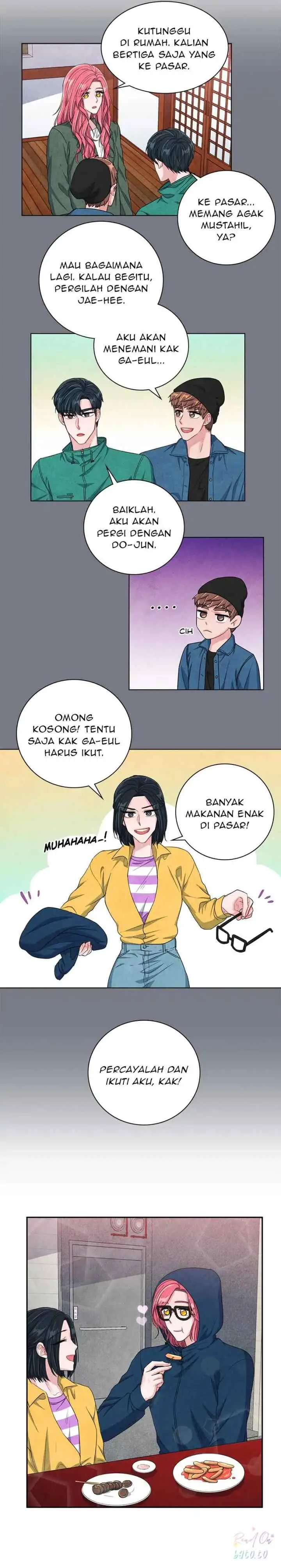 Backstage Kiss Scene chapter 40 halaman 8