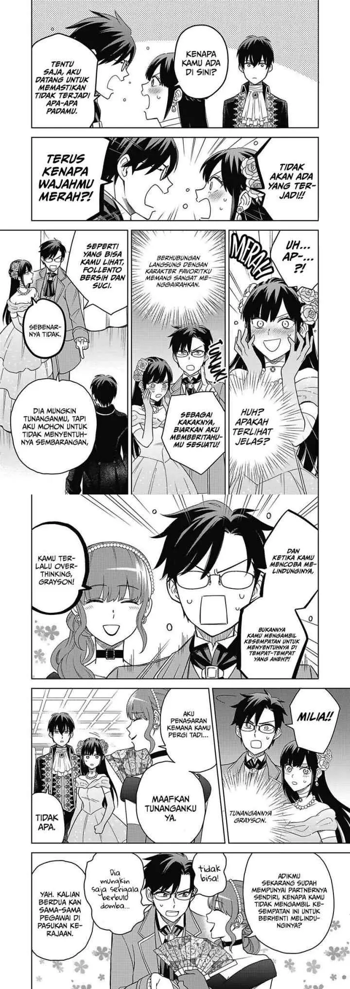 Akuyaku Reijou wa Oshi Miboujin chapter 3 halaman 4