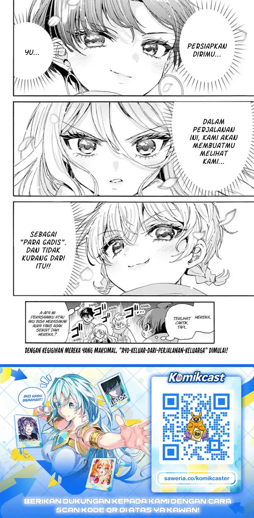 Mikadono Sanshimai wa Angai, Choroi chapter 206 halaman 18