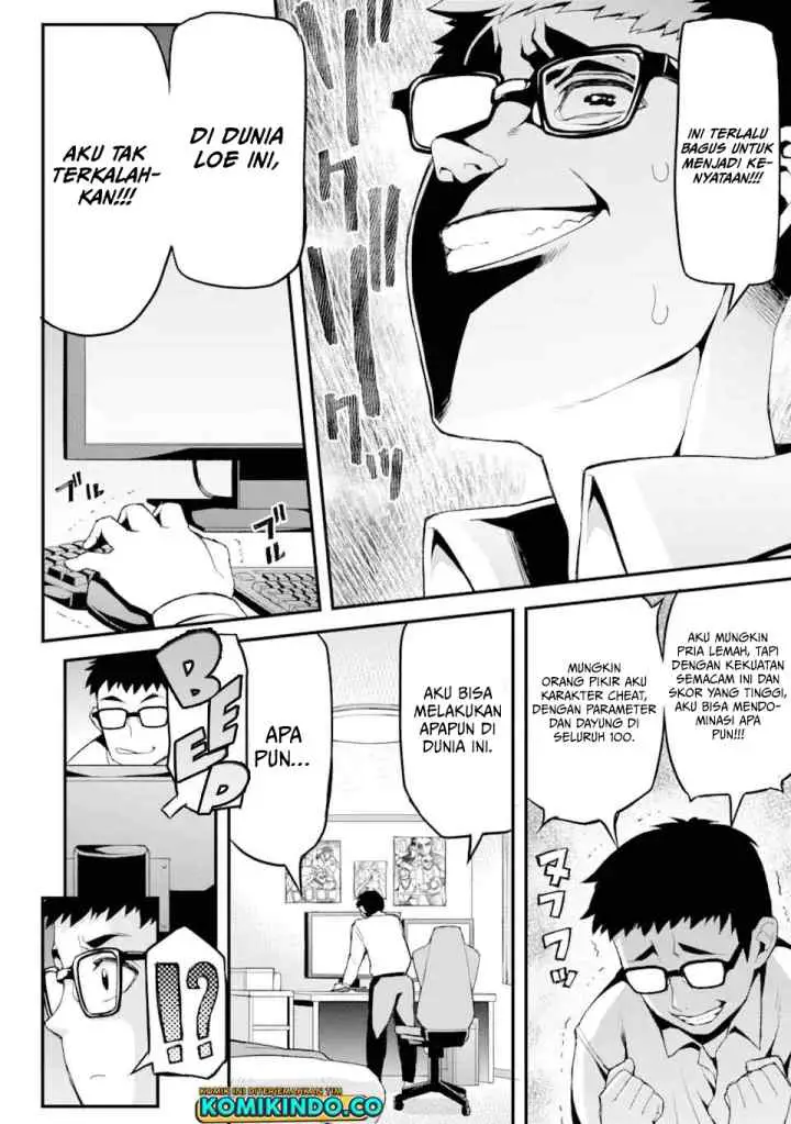 Ore dake Level ga Agaru Sekai de Akutoku Ryoushu ni Natteita chapter 1.1 halaman 14