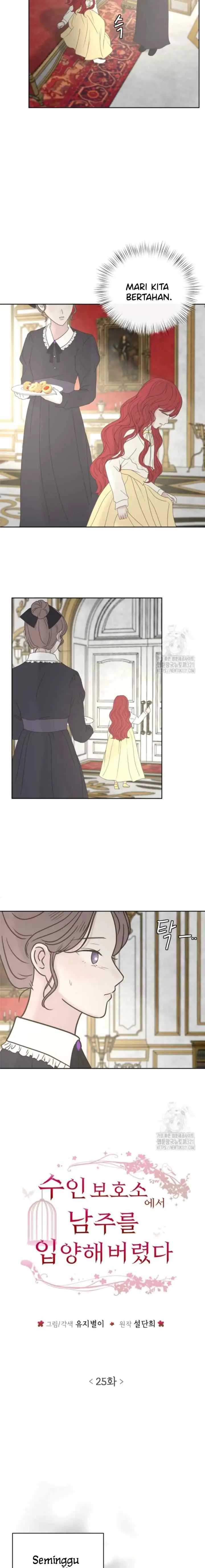 I Adopted a Male Lead From a Prison Shelter chapter 25 halaman 7