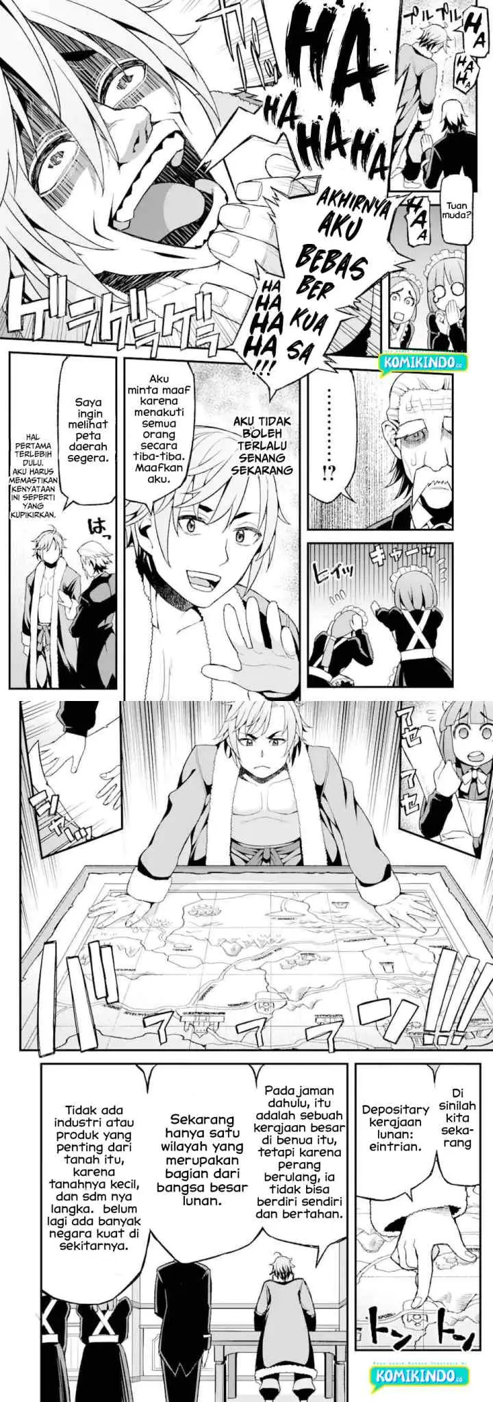 Ore dake Level ga Agaru Sekai de Akutoku Ryoushu ni Natteita chapter 1.2 halaman 5