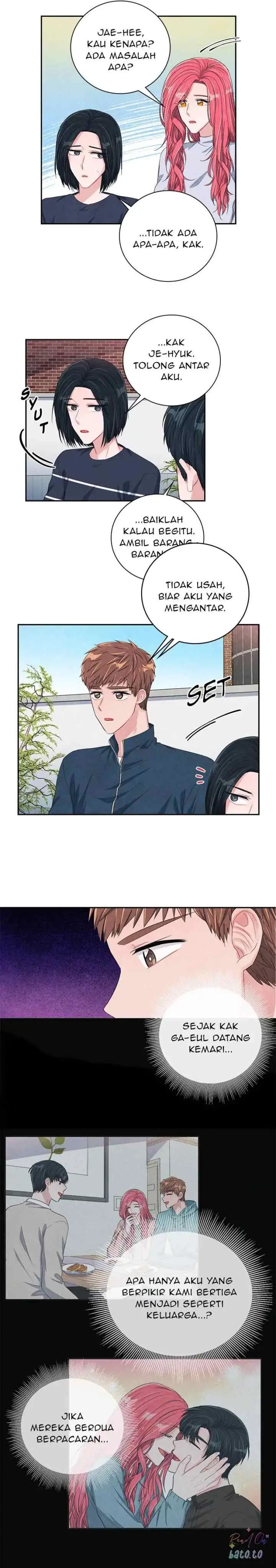 Backstage Kiss Scene chapter 28 halaman 8