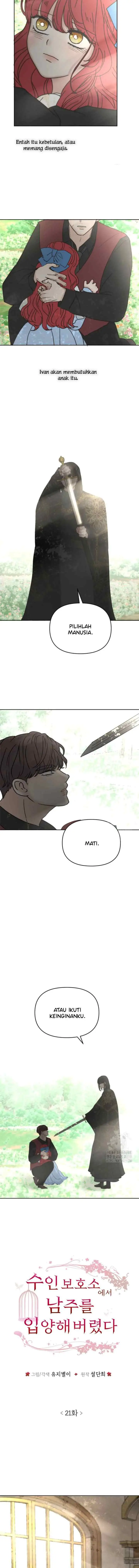 I Adopted a Male Lead From a Prison Shelter chapter 21 halaman 4