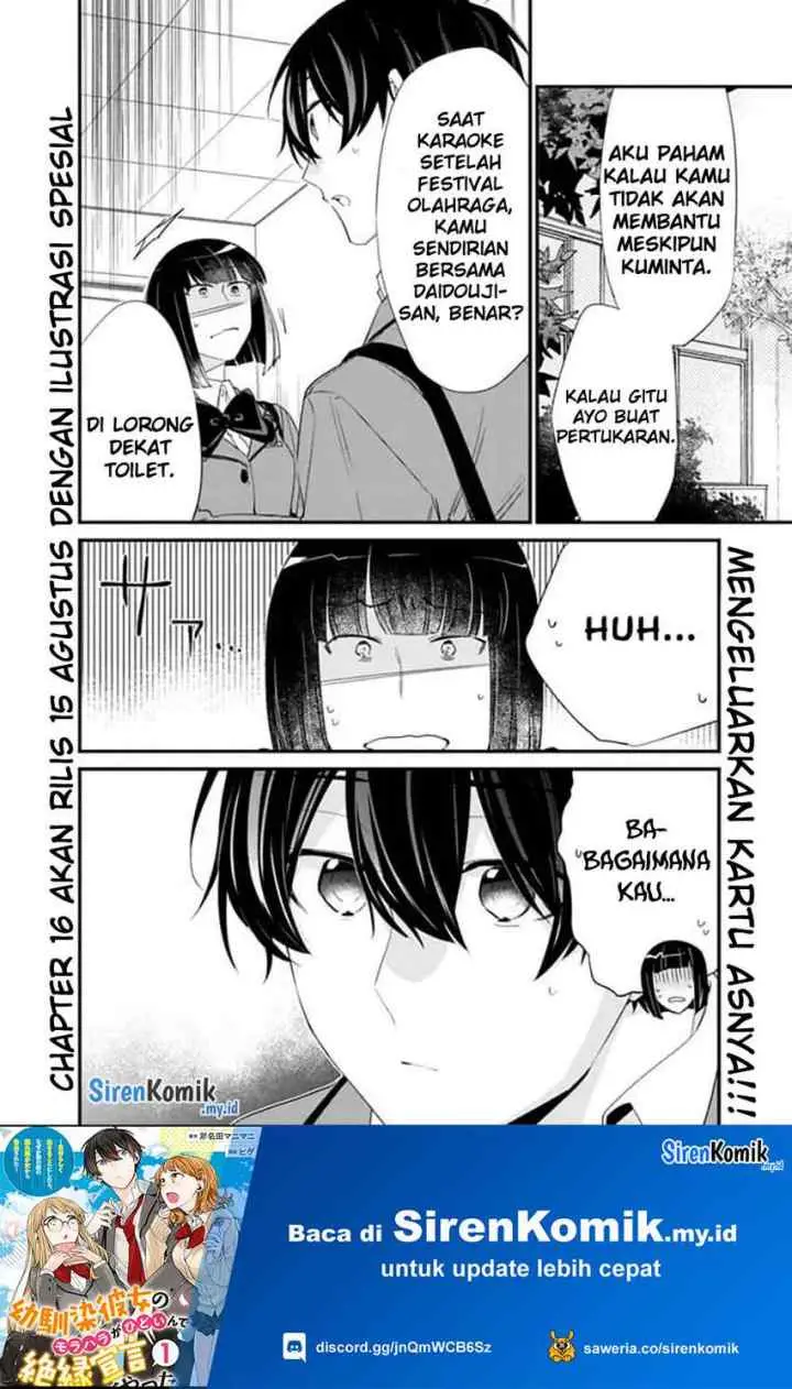 Osananajimi Kanojo no Morahara ga Hidoin de Zetsuen Sengen shite Yatta chapter 15 halaman 15