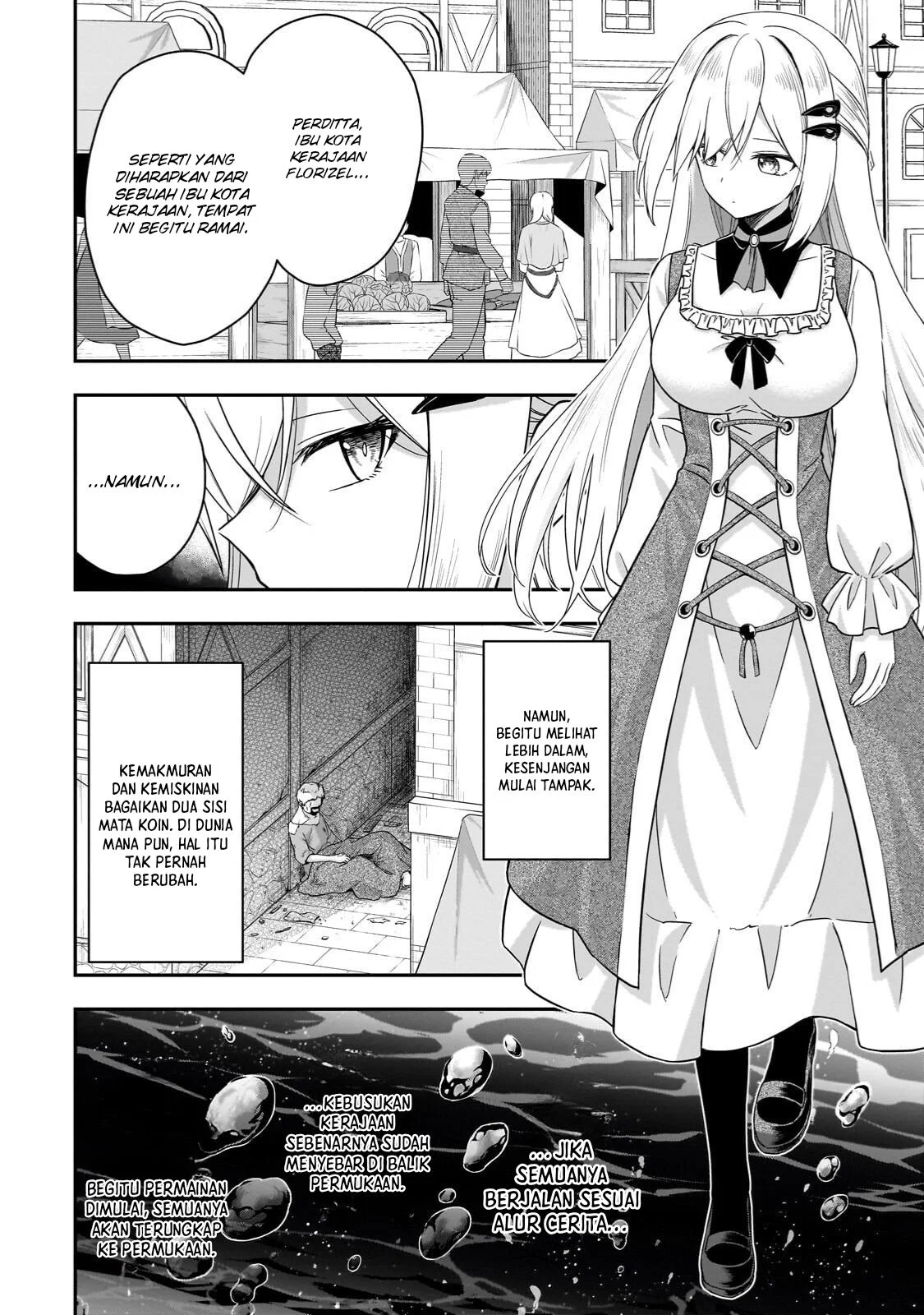 Hissatsu Reijou Liese: Tensei Shita Saikyou no Koroshiya wa, Yami wo Matou Akuyaku Reijou to Naru chapter 2.1 halaman 8