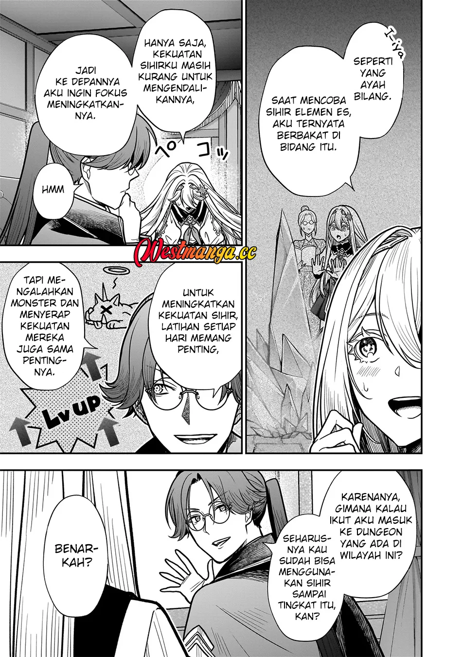 Musume ni Danzai Sareru Akuyaku Koushaku ni Tensei Shitemashita: Akuyaku Muubu wo Yameta no ni Nazeka Musume ga Koori no Reijou ka Suru Ken chapter 3.1 halaman 12