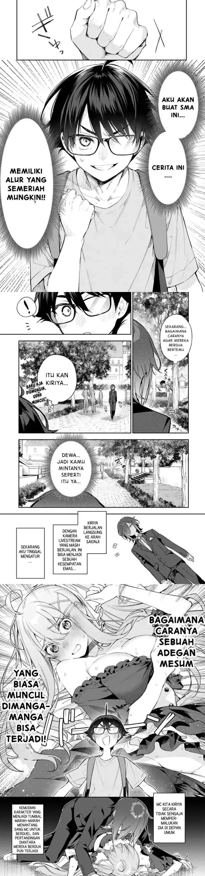 Ore wa Gakuen Zunou Battle no Ensyutsuka! chapter 1 halaman 14