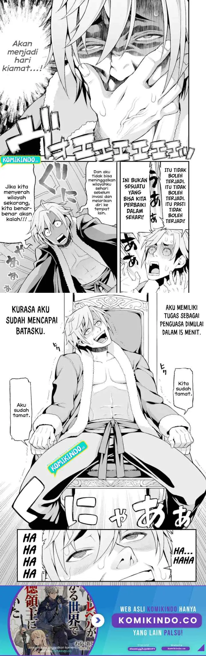Ore dake Level ga Agaru Sekai de Akutoku Ryoushu ni Natteita chapter 1.2 halaman 10