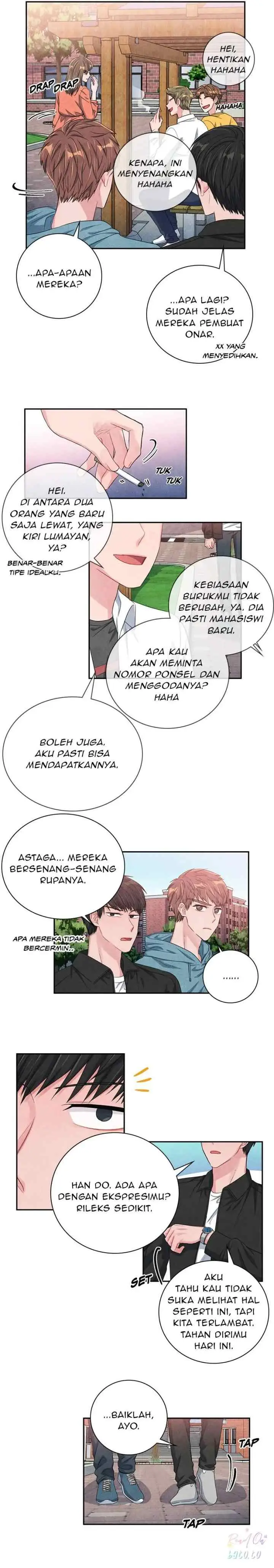 Backstage Kiss Scene chapter 36 halaman 8