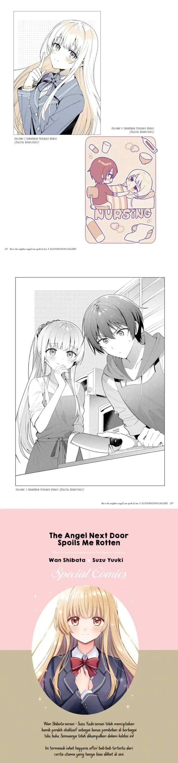Otonari no Tenshi-sama ni Itsunomanika Dame Ningen ni Sareteita Ken chapter 21.5 halaman 8