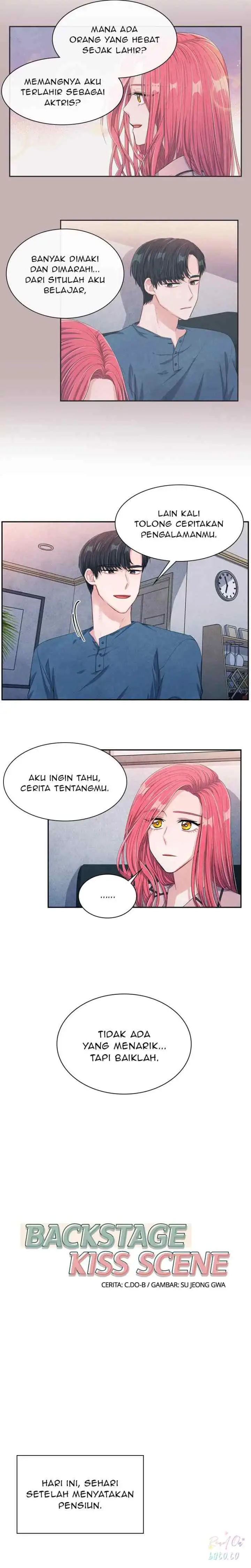Backstage Kiss Scene chapter 7 halaman 9