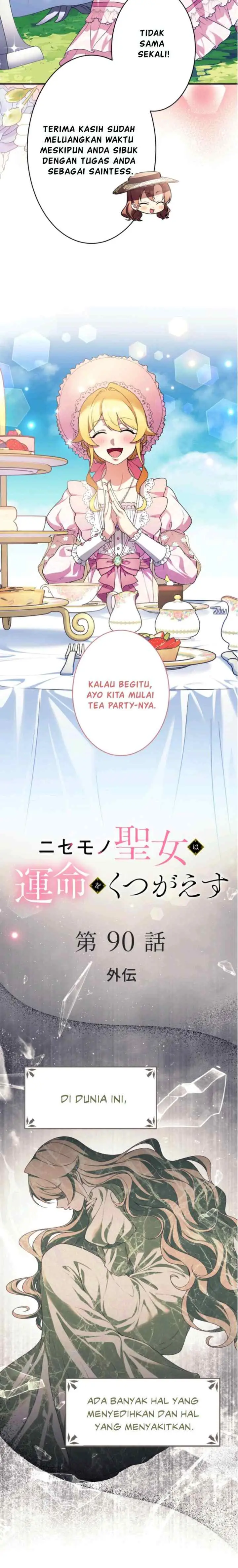 Nisemono Seijo wa Unmei wo Kutsugaesu chapter 90 halaman 4