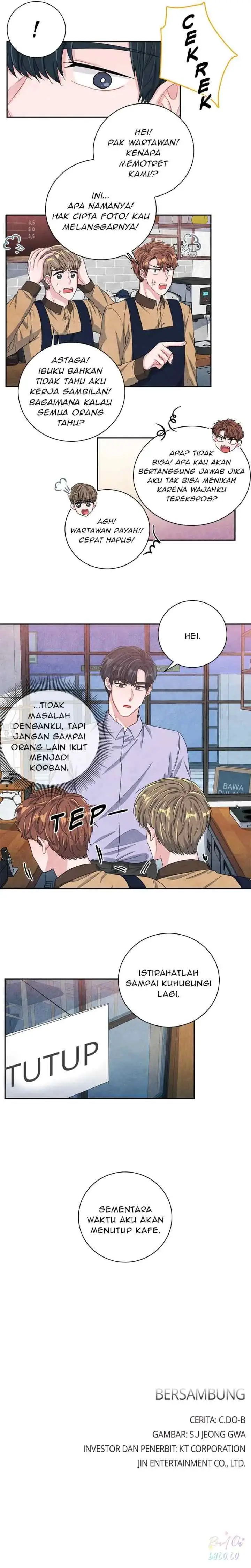 Backstage Kiss Scene chapter 38 halaman 15