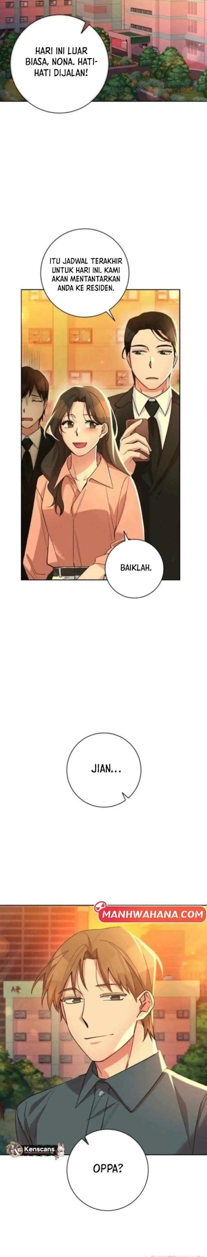 Close and Secretive chapter 28 halaman 17