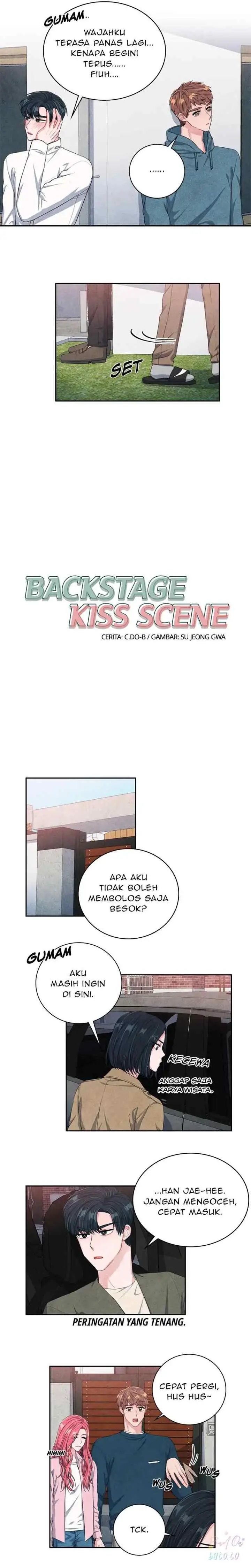 Backstage Kiss Scene chapter 19 halaman 6