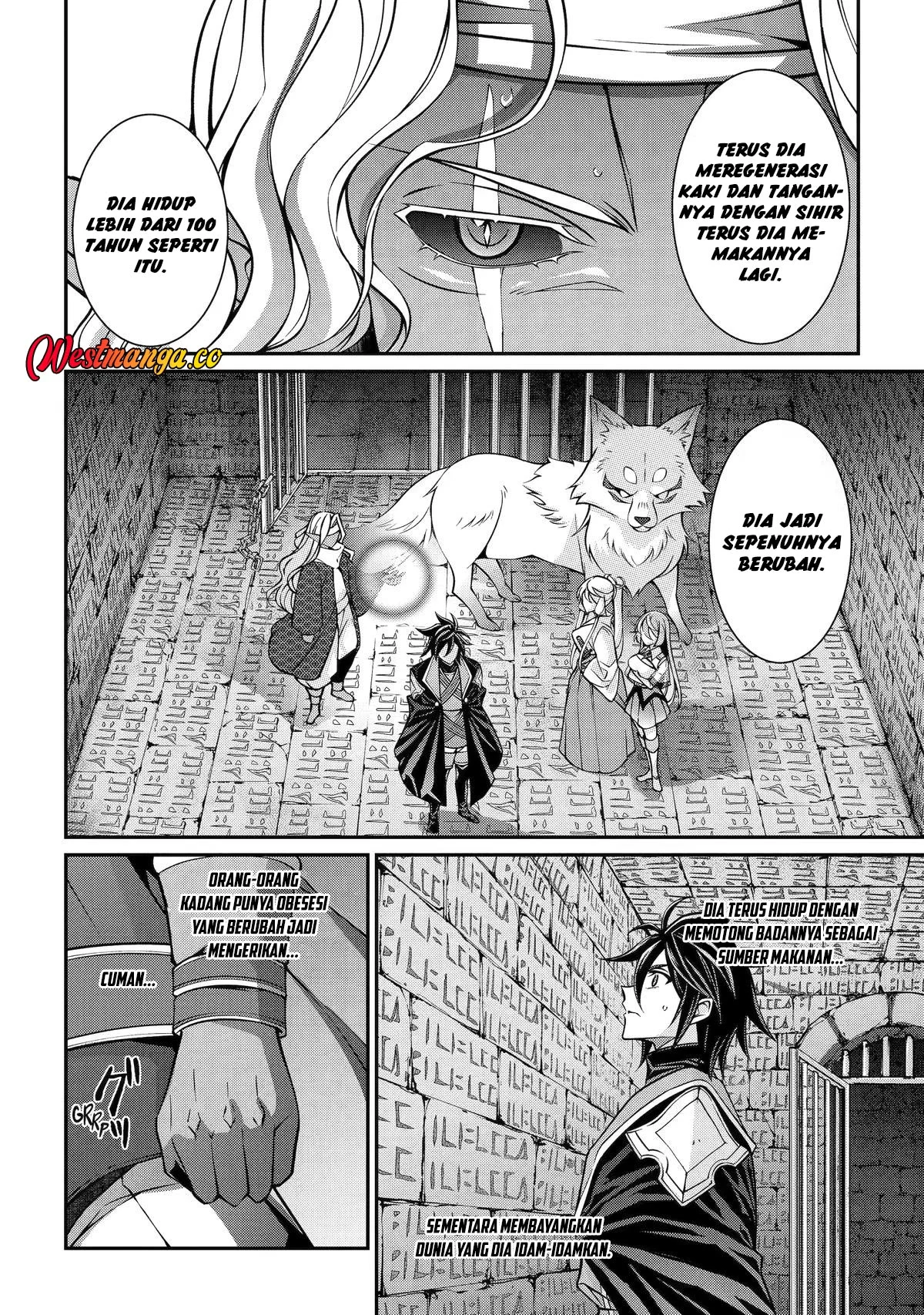 Shikkoku Tsukai no Saikyo Yusha Nakama Zen'in ni Uragira Retanode Saikyo no Mamono chapter 102 halaman 4
