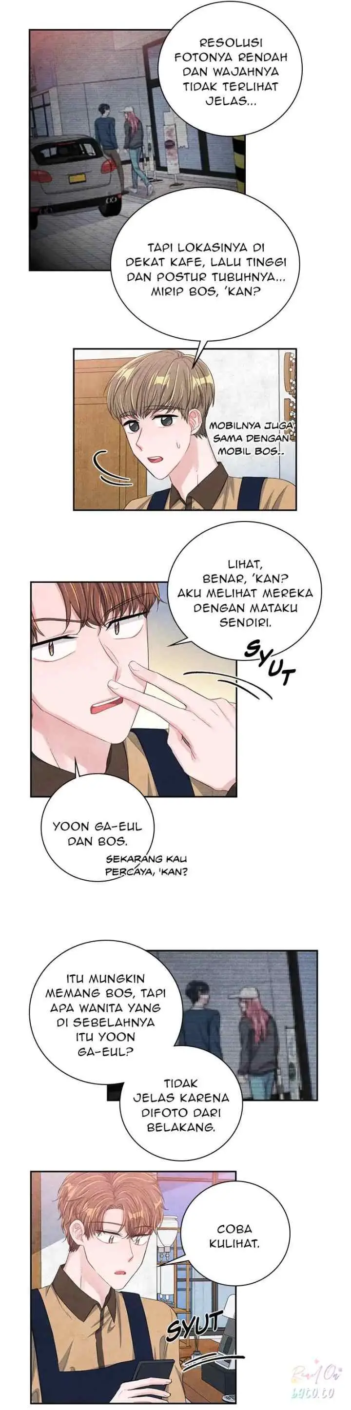 Backstage Kiss Scene chapter 35 halaman 12