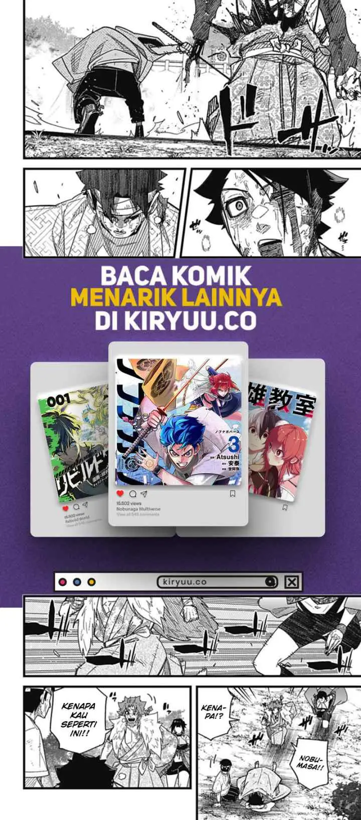 Nobunaga Multiverse chapter 7.4 halaman 8