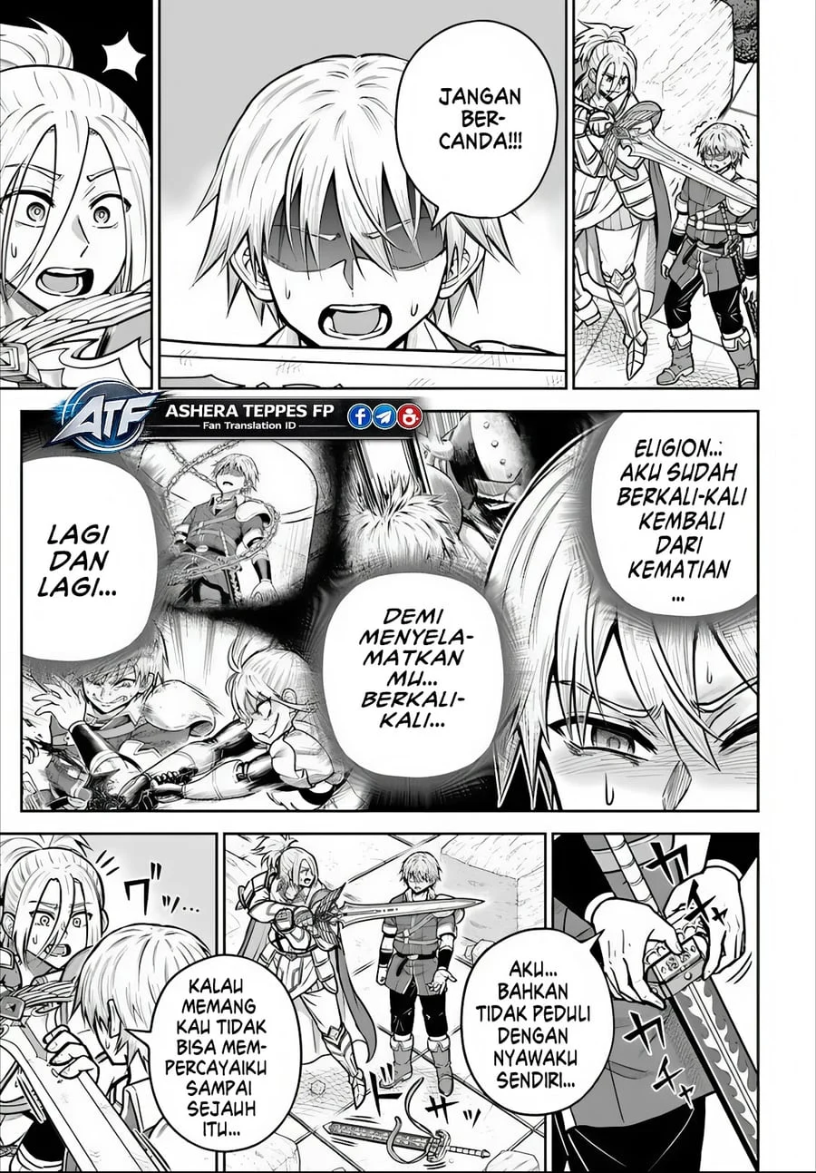 Dungeon ni Hisomu Yandere na Kanojo ni Ore wa Nando mo Korosareru chapter 36.2 halaman 17
