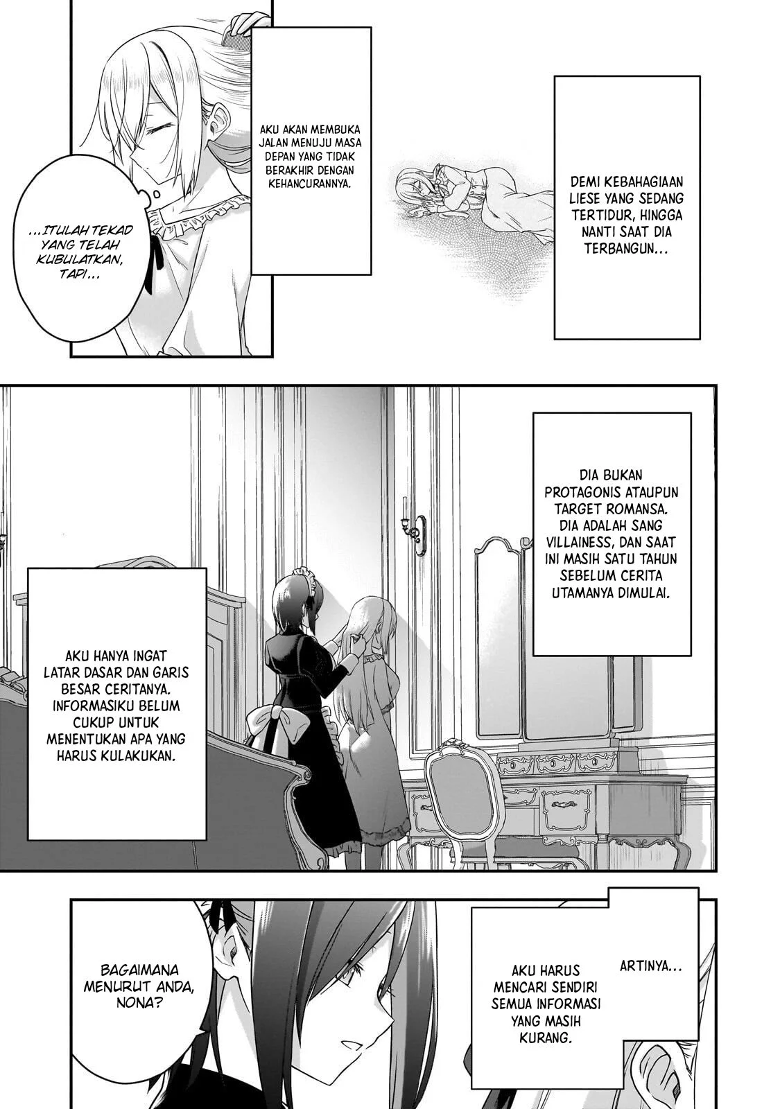 Hissatsu Reijou Liese: Tensei Shita Saikyou no Koroshiya wa, Yami wo Matou Akuyaku Reijou to Naru chapter 2.1 halaman 5