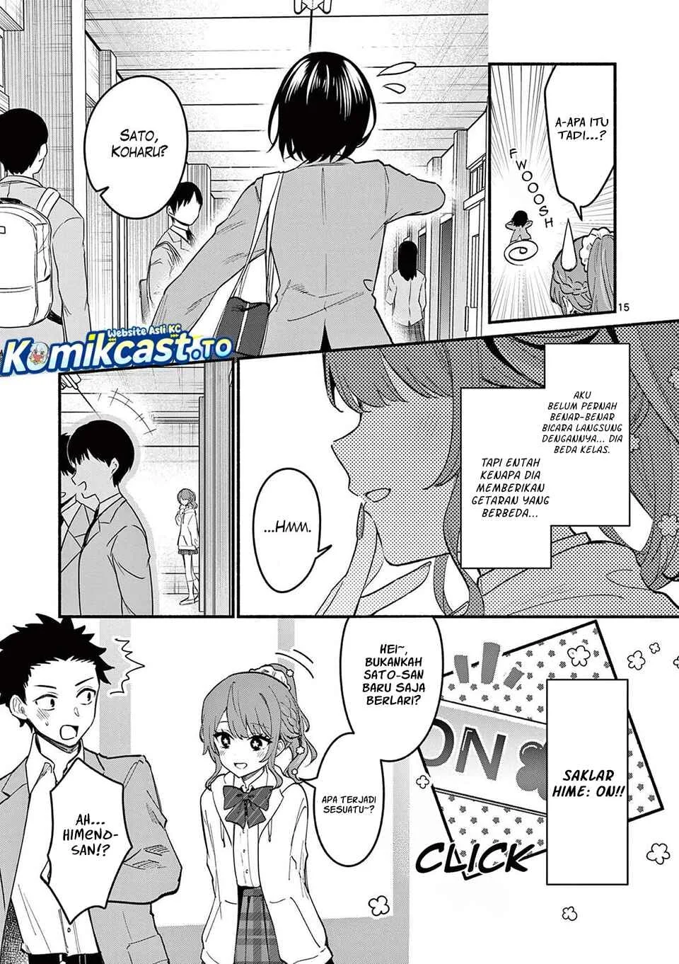 Shiotaiou no Sato-san ga Ore ni dake Amai chapter 81 halaman 15