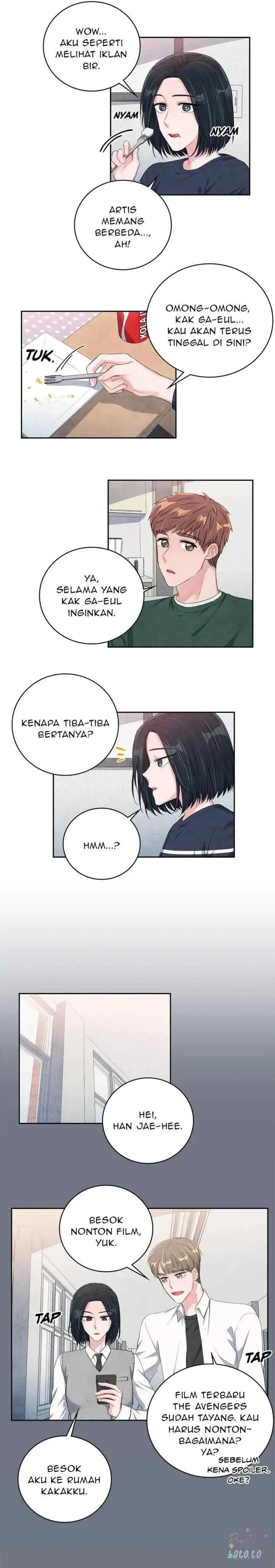 Backstage Kiss Scene chapter 25 halaman 8