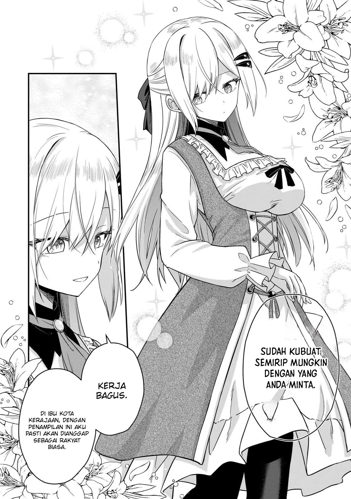 Hissatsu Reijou Liese: Tensei Shita Saikyou no Koroshiya wa, Yami wo Matou Akuyaku Reijou to Naru chapter 2.1 halaman 6