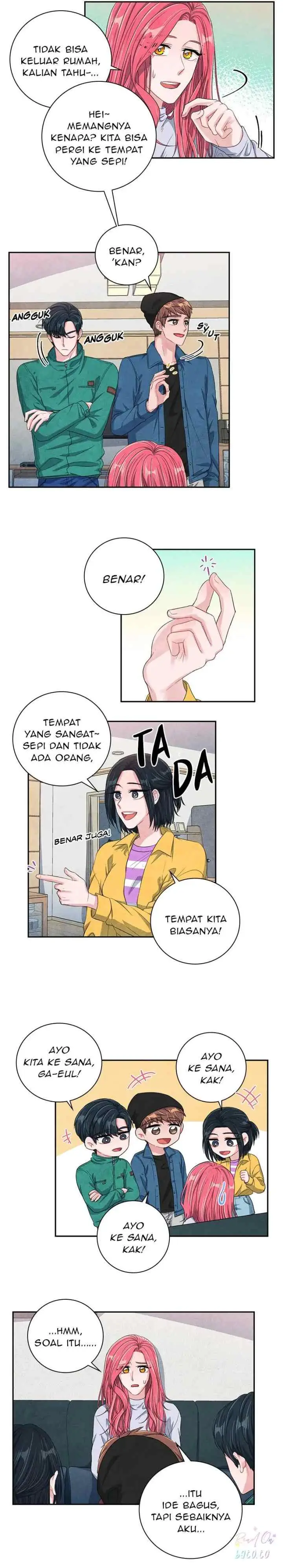 Backstage Kiss Scene chapter 39 halaman 9