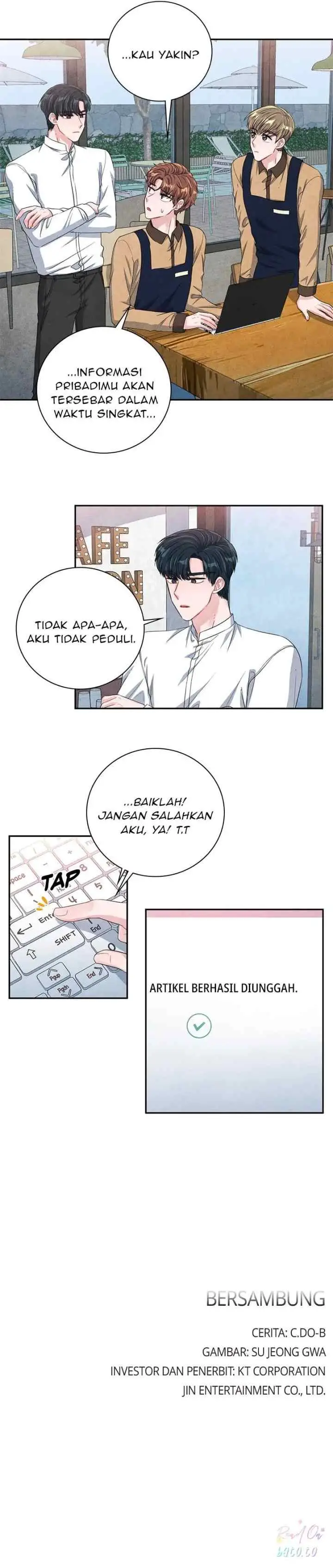 Backstage Kiss Scene chapter 36 halaman 11