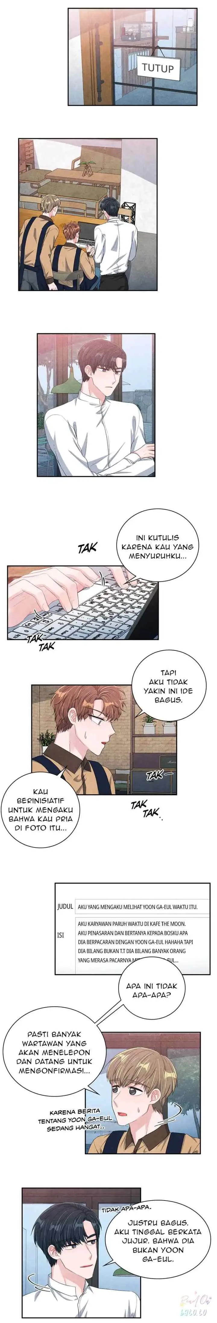 Backstage Kiss Scene chapter 37 halaman 9