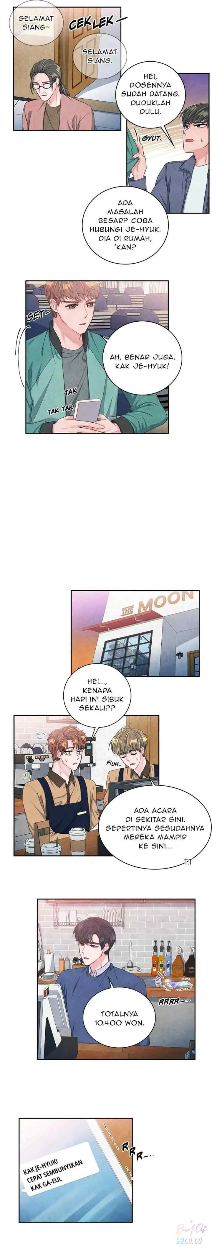 Backstage Kiss Scene chapter 14 halaman 9