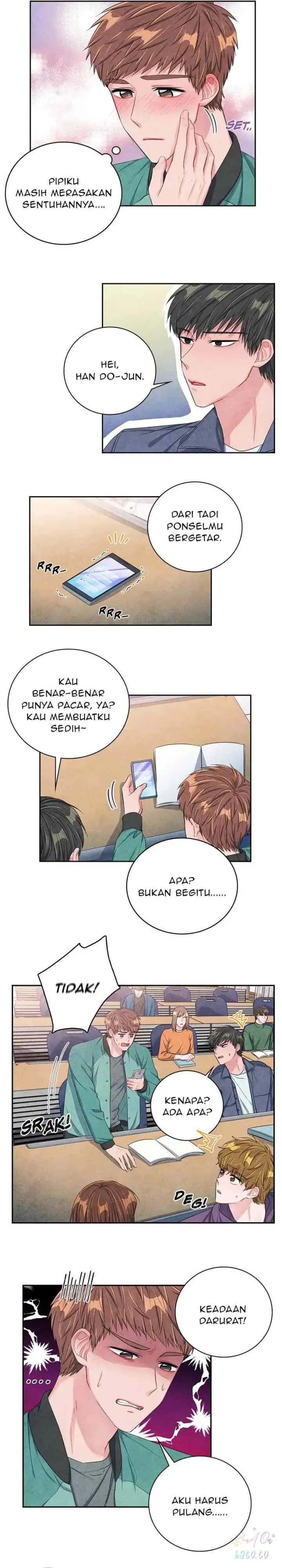 Backstage Kiss Scene chapter 14 halaman 8