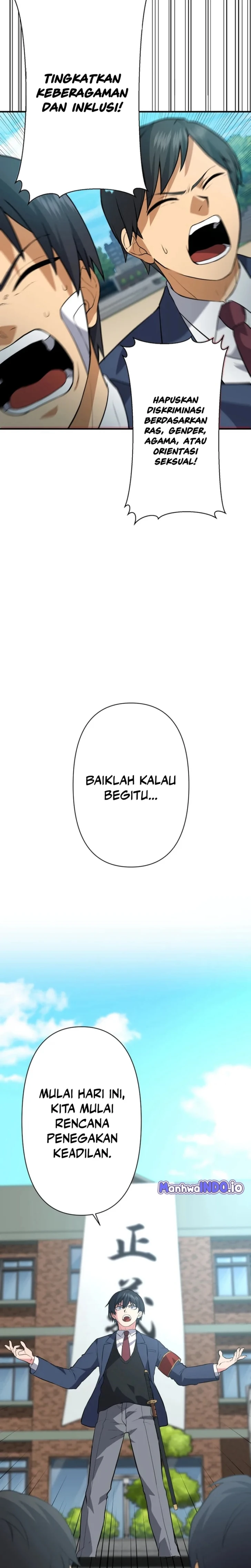 Zainin Tenkousei chapter 18 halaman 17
