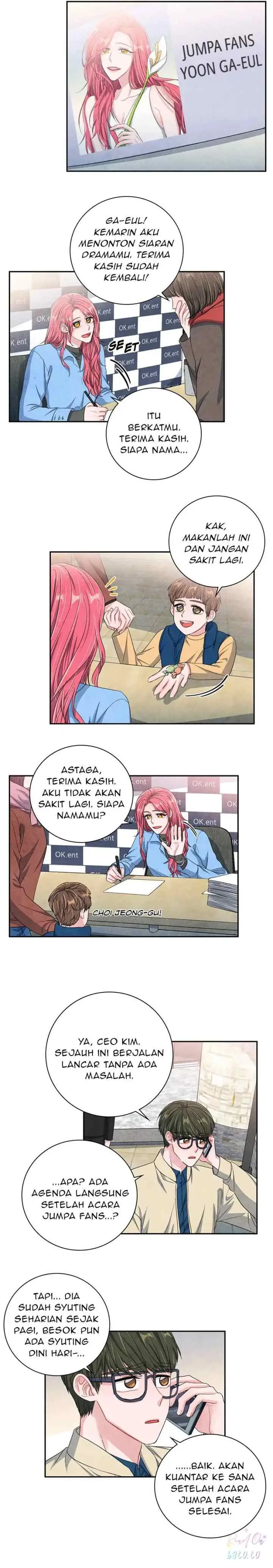 Backstage Kiss Scene chapter 43 halaman 9